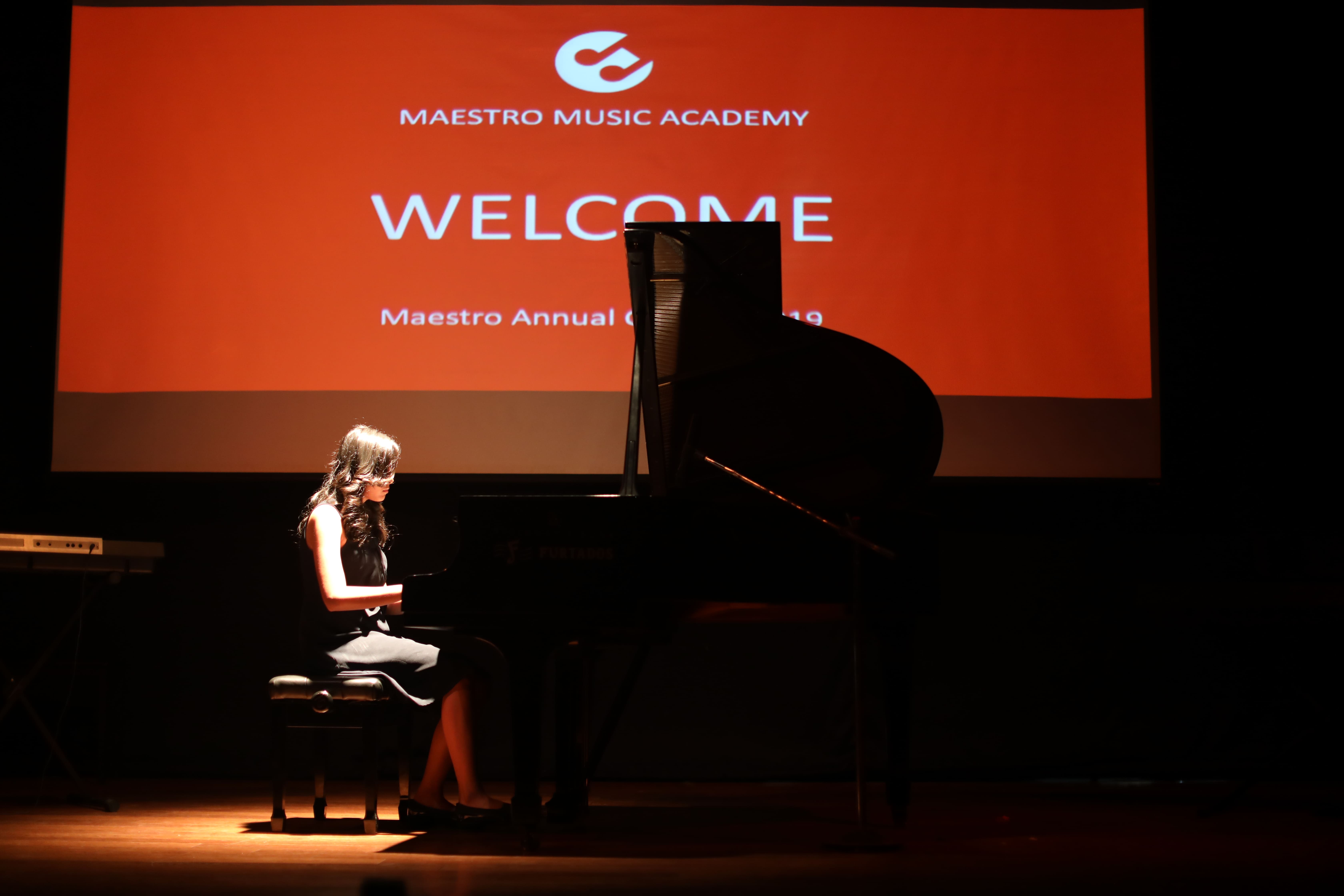 Student performing at ClaviCord